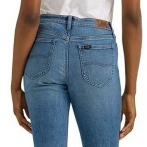 LEE Friction Resistant Straight Leg Jeans Sz 20 Blue Chef Medium Blue Denim NWT